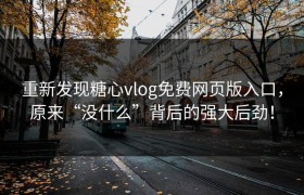 重新发现糖心vlog免费网页版入口，原来“没什么”背后的强大后劲！