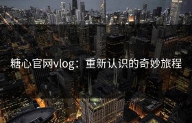 糖心官网vlog：重新认识的奇妙旅程